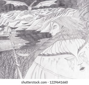 Dragon Slayer Stock Illustration 1229641660 | Shutterstock