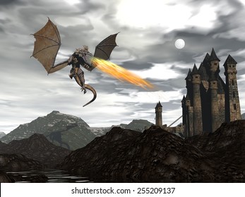 Dragon Castle Images Stock Photos Vectors Shutterstock