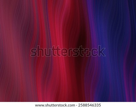 Dramatic abstract background with flowing, wavy lines in rich crimson and deep blue hues.
