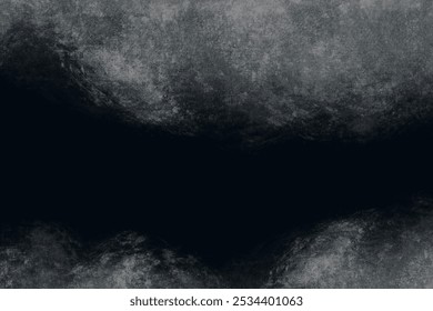 A dramatic and atmospheric black and white texture resembling a stormy sky filled with swirling clouds, a smoky and textured effect, ideal for adding text or other design elements