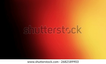 A dramatic, blurry yellow, red, and black background.