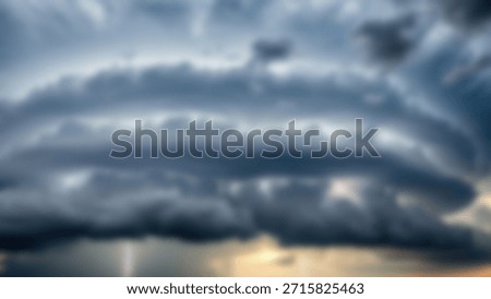 Dramatic Skies Imminent Storm Clouds Rolling In with Ominous Weather.