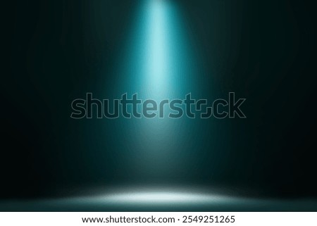 Dramatic spotlight blue entertainment background, spotlight blue.