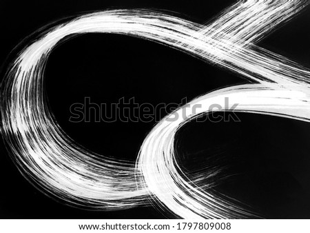 Draw a lot of wide lines. Human developing hair. A catalyst for action and incredible inspiration. Abstract background - art. Useful abstracts brain health, meditation, energy, profit.