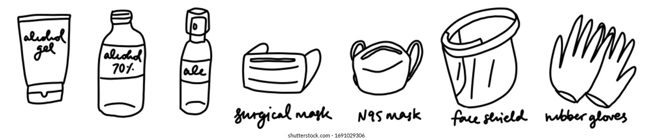 Download Masks Drawings PNG