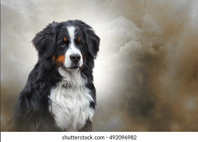 Bernese Mountain Dog Drawing Images Stock Photos Vectors Shutterstock