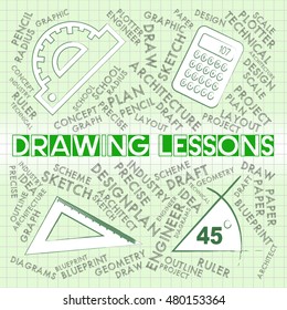 Drawing Lessons Showing Sketching And Creativity Class