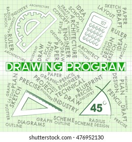 Drawing Program Indicating Creative Creativity And Freeware