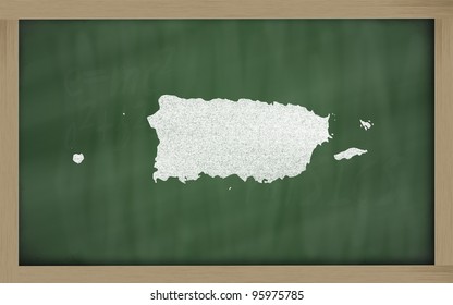 drawing puerto rico blackboard