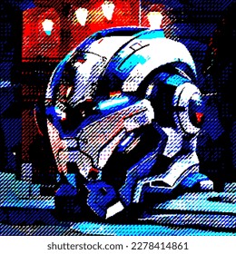 A drawing robot and