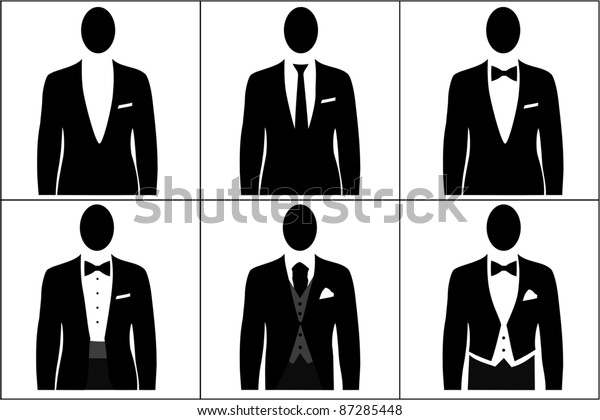 Dress Code Men Stock Illustration 87285448