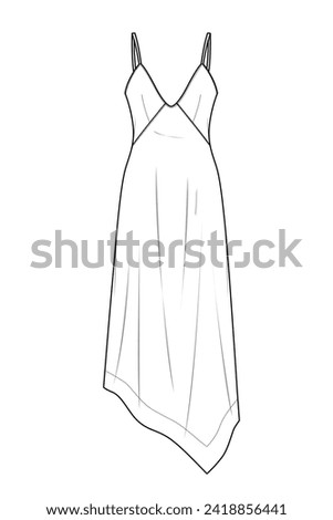 Dress Design Drawing and Illustration
