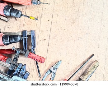 Drills and Tools background