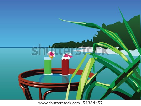 drink on ocean