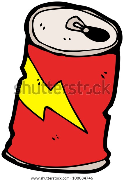 Drinks Can Cartoon Stock Illustration 108084746