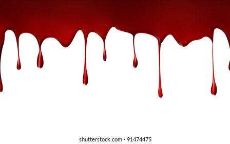 Similar Images, Stock Photos & Vectors of Dripping blood - 91474475 ...