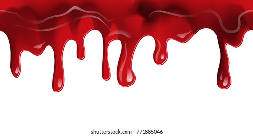 Real Blood Dripping Background