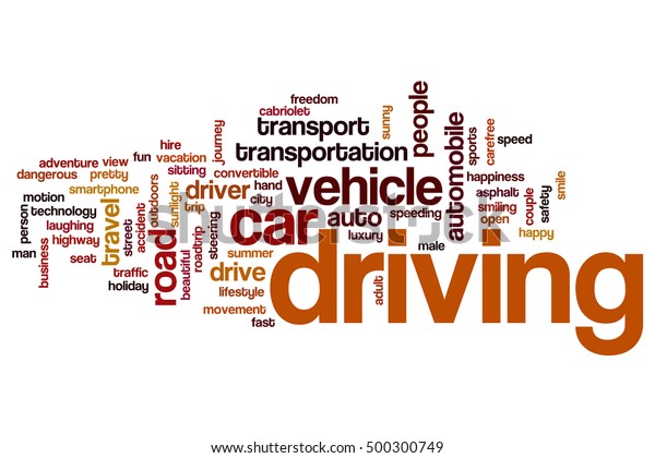 Driving word cloud\
concept