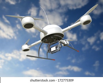Drone in the sky
