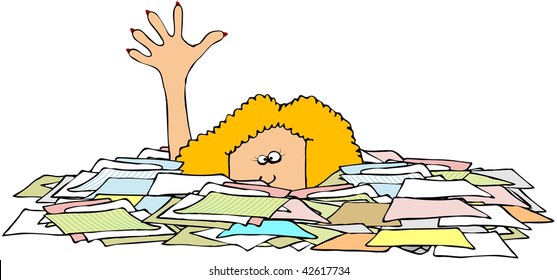 Drowning Paper Stock Illustration 42617734 | Shutterstock