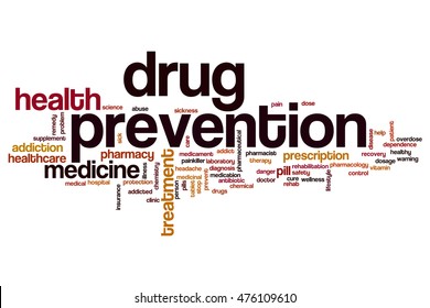 Drug Prevention Word Cloud Concept Stock Illustration 476109610 ...