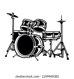 3,625 Drummer drum set isolated on white background Images, Stock ...