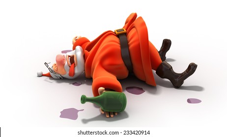 Drunk Santa Claus