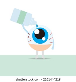 Dry Eye Illustration Eyes Vision Eyeball Human Medical View Anatomy Ophthalmology Oculist Eyesight Icon Care Visit Blue Optician Doctor Medicine Lens Optic Graphic Design Sight Hospital Cute   