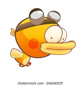 Duck Pilot Character Design Children Stock Illustration 246560329 ...