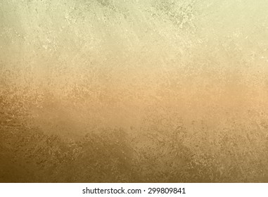 Dull Gold Background With Grunge Border And Distressed Texture Design