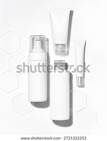 DUMMY PACKAGING BOTTLE WHITE isolated in white