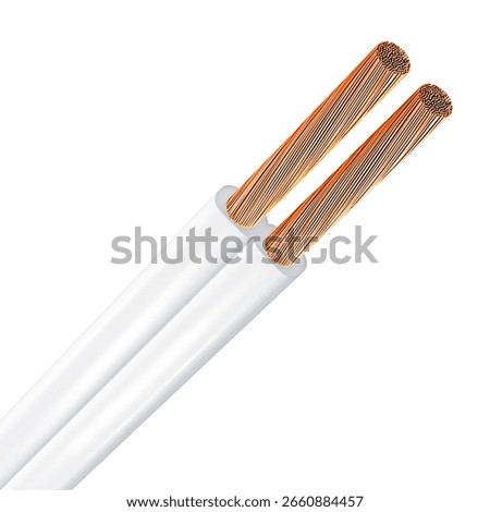 Duplex copper wire isolated - CU