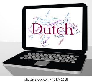 Dutch Language Indicating Text Foreign And Translator