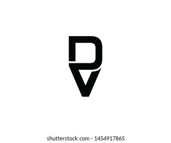 dv original monogram logo design