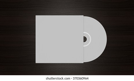 3d Mock Render Cd Dvd Empty Stock Illustration 1745091470