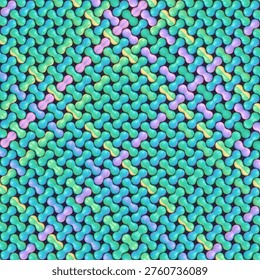 Dynamic 3D texture featuring a diagonal color gradient. The energetic fusion of turquoise, yellow, and mauve delivers a high-impact visual effect for book covers, advertising banners, and digital art