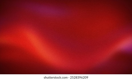 Dynamic 4K gradient featuring rich red tones with subtle purple accents. This grainy, abstract background is perfect for bold and impactful designs