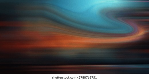 Dynamic abstract background with bold swirling patterns and horizontal motion blur streaks; vibrant blend of blue, orange, and red hues; energetic, modern, and high-speed design.