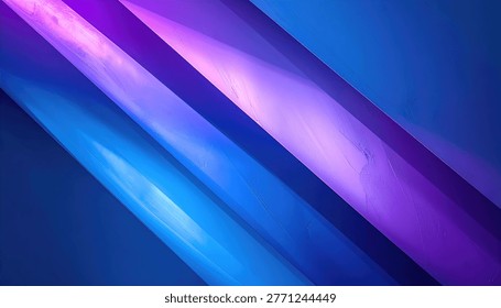 A dynamic abstract background featuring diagonal streaks of vibrant blue and purple light, creating a sense of movement and depth.