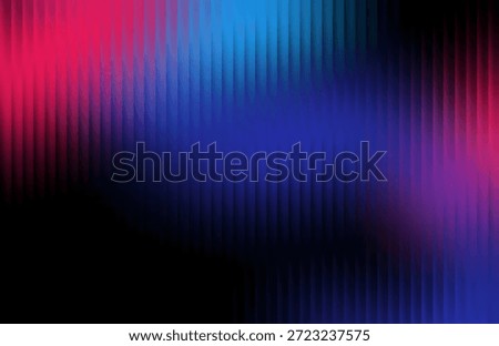 A dynamic abstract background featuring a strong vertical line pattern overlaid with a smooth, vibrant color gradient shifting between magenta, cyan, and deep blue tones against a predominantly black