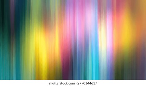 A dynamic abstract background featuring vertical stripes of vibrant, flowing colors, creating a sense of movement and energy.