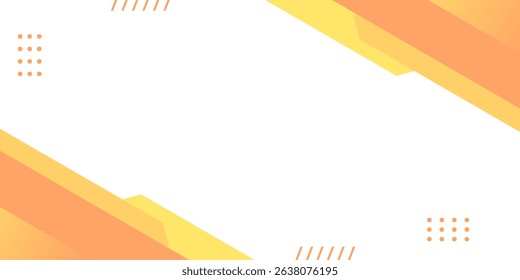 Dynamic abstract background featuring warm orange and yellow geometric shapes, perfect for presentations, corporate designs, or digital content.