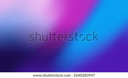 Dynamic abstract background with a mix of bright purple, magenta and blue colors, creating a stunning gradient effect and smooth texture.