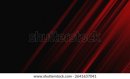 Dynamic abstract background with sharp diagonal red stripes contrasting with dark black areas. ideal for projects that require a futuristic feel or strong movement.