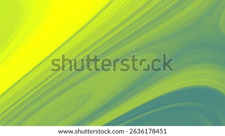 Dynamic and abstract design featuring flowing lines and a gradient of vibrant yellow and green hues, creating a visually interesting background suitable for graphic design or digital art.