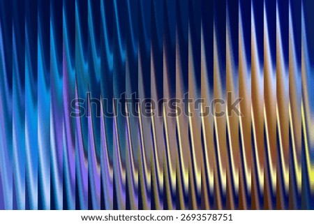 Dynamic Abstract Gradient Background with Cool Warm Color Transition and Futuristic Vertical Stripes