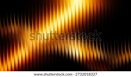 Dynamic abstract image featuring golden and black waves with a striking gradient effect, creating a sense of movement and energy.