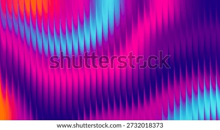 Dynamic abstract image featuring vibrant waves of pink, blue, and purple hues. The composition creates a sense of movement and energy.