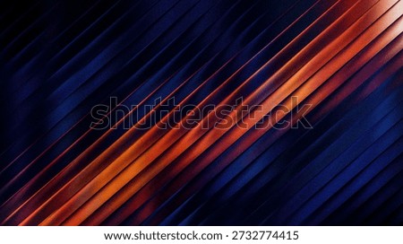 Dynamic abstract image featuring vibrant diagonal lines in shades of blue and orange, creating a striking contrast and textured effect.