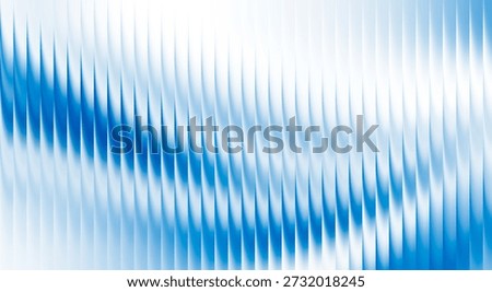 Dynamic abstract image featuring wavy blue and white patterns. The design creates a sense of movement and fluidity with a modern aesthetic.
